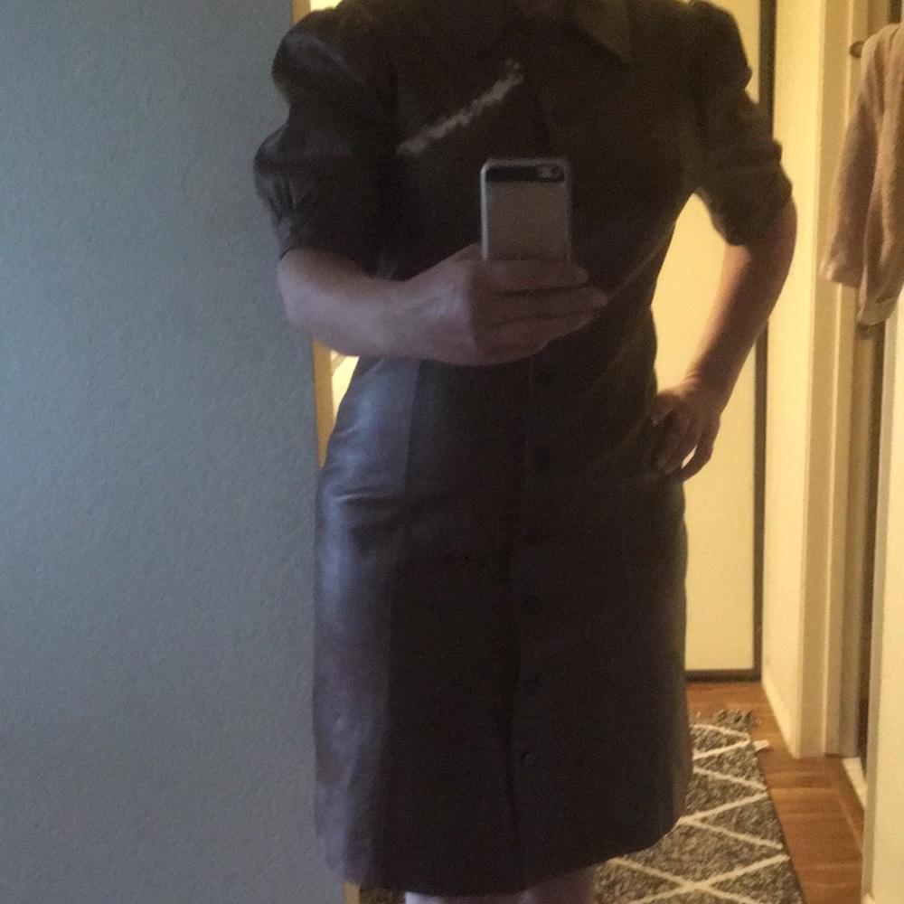 TRENDAntonio Melanie leather dress size 12